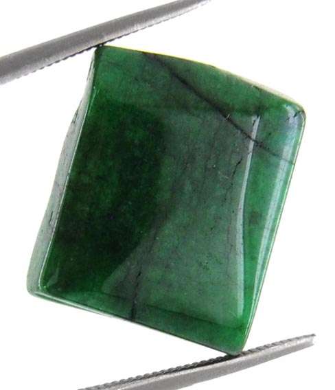 Brazilian Mines Cabochon 13.94 Ct Natural Emerald Gemstone - MGL Certified