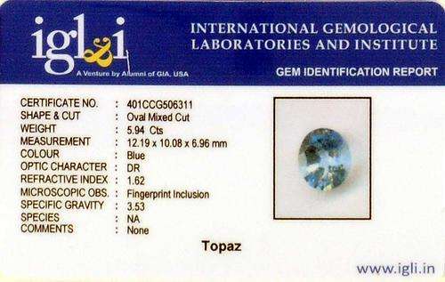 igli certified emerald stone