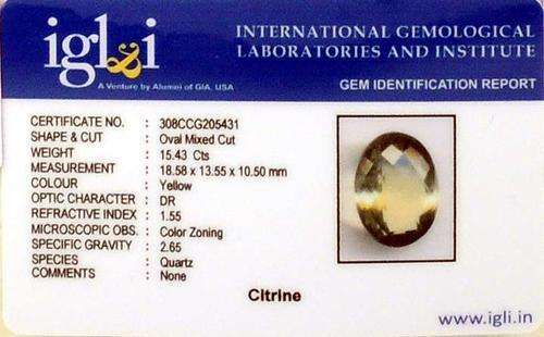 igli certified emerald stone