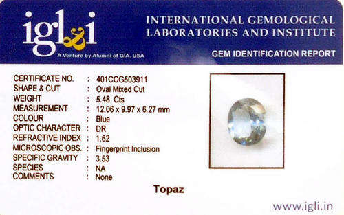 igli certified emerald stone