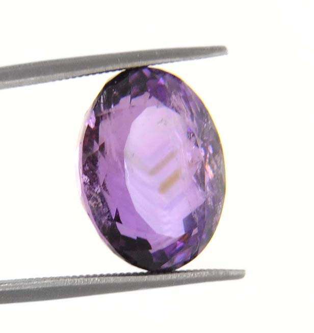 8.92 Ct IGLI Certified Oval Cut Untreated Natural Amethyst Gemstone