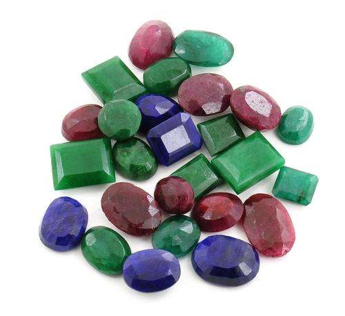 203.40 Ct Natural Ruby, Sapphire and Emerald Gemstone Lot - RESALE FOR PROFIT or MAKE JEWELLERY!