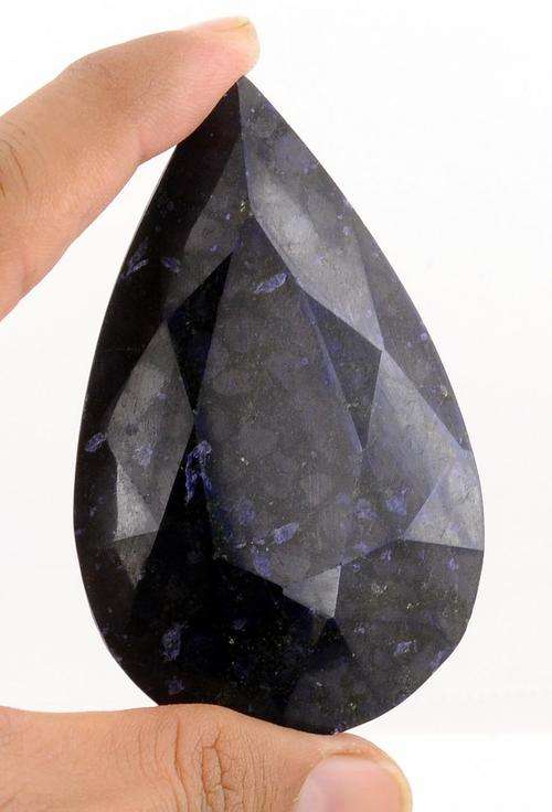 617 Ct Indian Mines GIGANTIC SIZE Blue Sapphire Gemstone - IGLI Certified Collectible