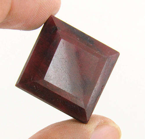 108.76 Ct Certified Rectangular Step Cut Ruby Gemstone - IGLI Certified