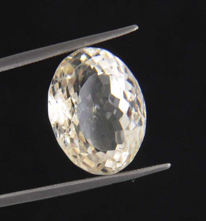 Untreated Top AAA Quality 12.35 Ct IGLI Certified Citrine Gemstone - Oval Cut