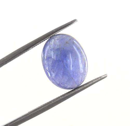 4.85 Ct Oval Cabochon Tanzanite Gemstone - IGLI Certified