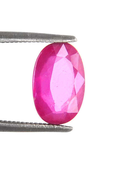 1.92 Ct Certified Oval Mixed Cut Ruby Gemstone