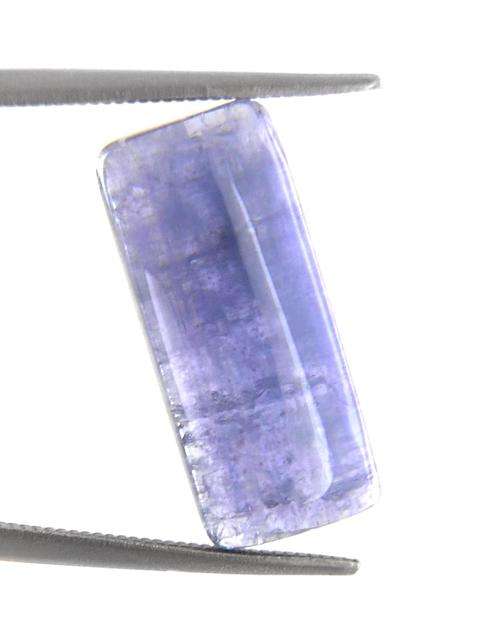 IGLI Certified 6.02 Ct Rectangular Cabochon Tanzanite Gemstone