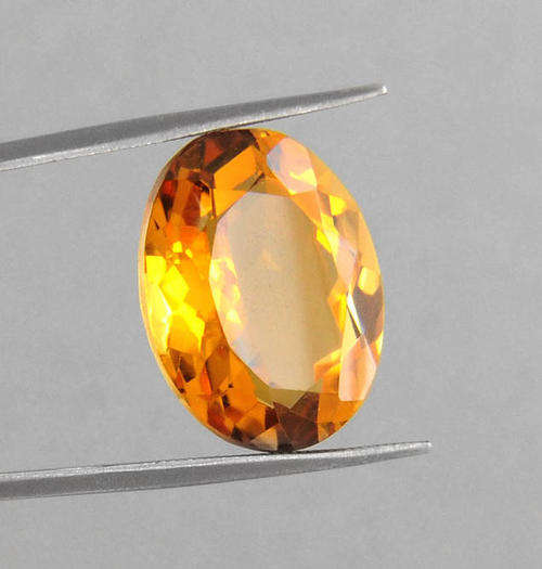 13.29 Ct Oval Mixed Citrine Gemstone - November Birthstone