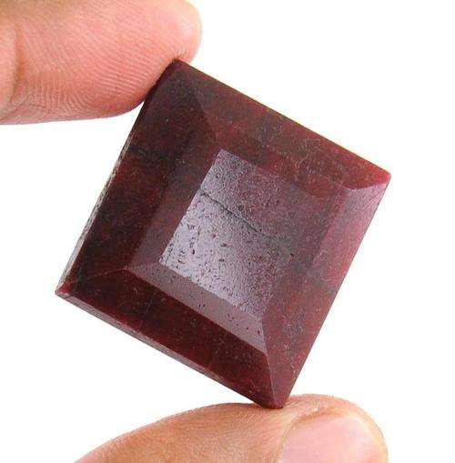 IGLI Certified 159.59 Ct Ruby Gemstone-Rectangular Step Cut