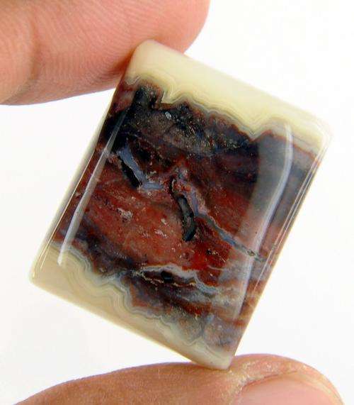 49.05 Carat Natural Emerald Cut Agate Gemstone