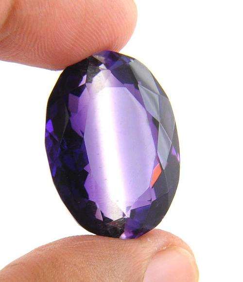 47.36 Ct MGL Certified Oval Mixed Amethyst Gemstone