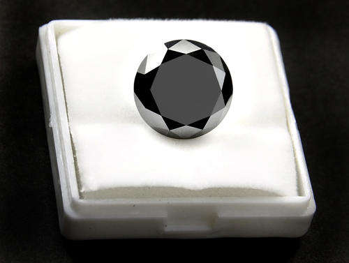 28.97 Ct Certified Round Brilliant Shape Black Moissanite Stone