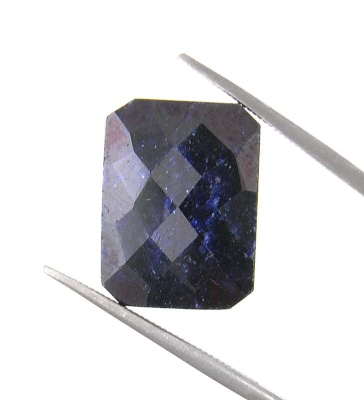11.86 Ct MGL Certified Blue Sapphire Gemstone-Emerald Checker