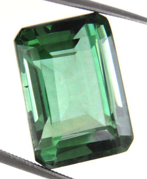 30.14 Ct MGL Certified Emerald Cut Green Hydro Amethyst Gemstone-21mm/14mm
