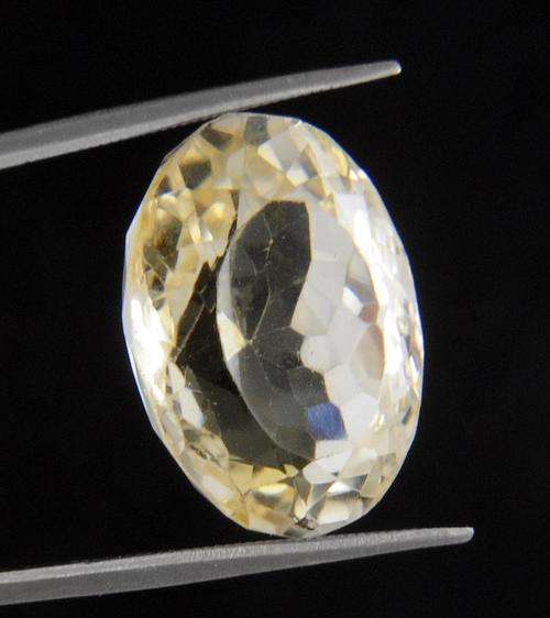 19.82 Ct Brazilian Mines Oval Mixed Cut Citrine Gemstone-AAA Quality
