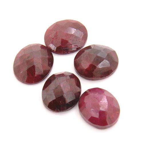 25 Carat Certified Ruby Gemstone lot