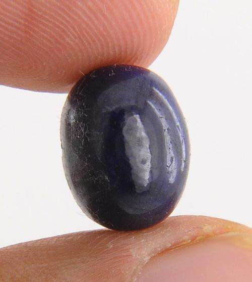 13.80 Ct Oval  Certified Cabochon Natural Blue Sapphire Gemstone