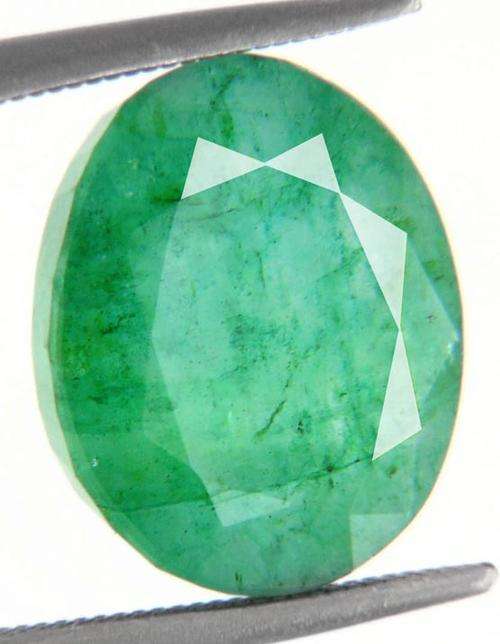6.50 Ct Certified Brazilian Mines Natural Emerald Gemstone