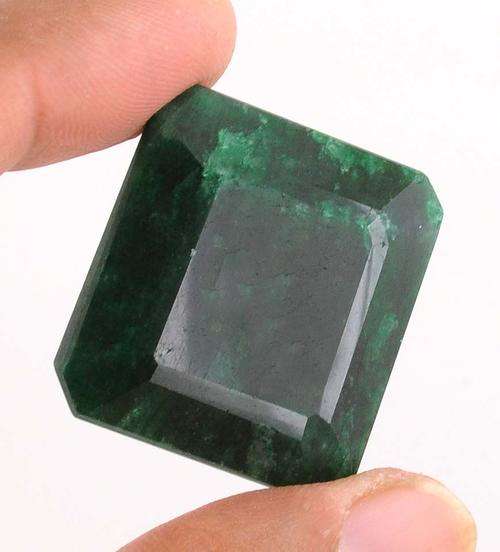 131.50 Carat Certified Emerald Cut Green Emerald Gemstone-Brazilian Mines Stone