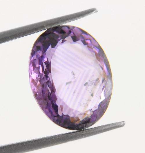 7.73 Ct Certified Oval Mixed Amethyst Gemstone-14mm/11mm