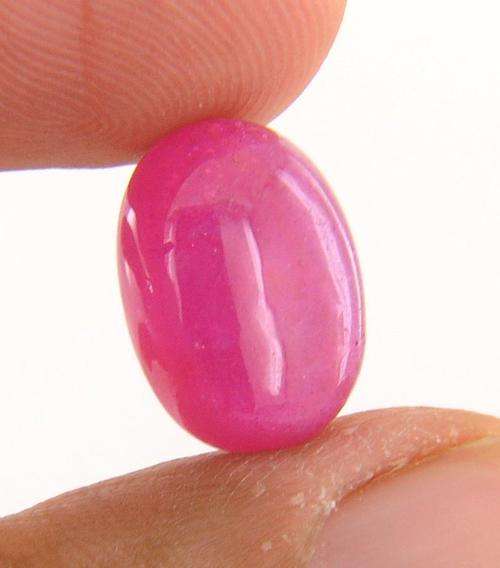 13.39 Carat Certified Oval Cabochon Shape Ruby Gemstone-Madagascar Mines