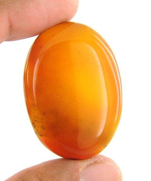 93 Ct Oval Cabochon Shape Onyx Gemstone