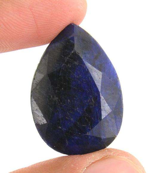 43.50 Ct Certified Pear Shape Natural Blue Sapphire Gemstone