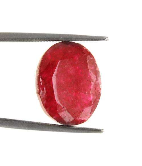 7.20 Ct Certified Oval Mixed Ruby Gemstone-MGL Indian Certified Stone