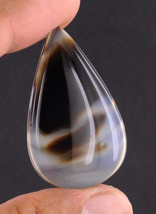 48.15 Carat Pear Cabochon Shape Onyx Gemstone