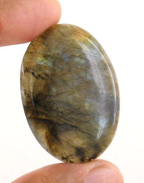 74.20 Carat Oval Cabochon Shape Labradorite Gemstone