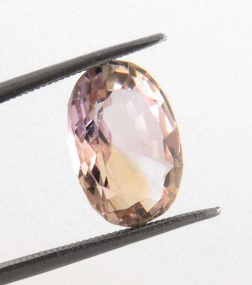 5.27 Ct Certified Oval Mixed Ametrine Gemstone - Bolivia Mines