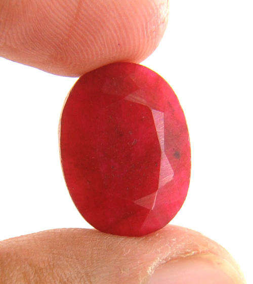 22.82 Ct Certified Oval Mixed Ruby Gemstone-MGL Certified Stone