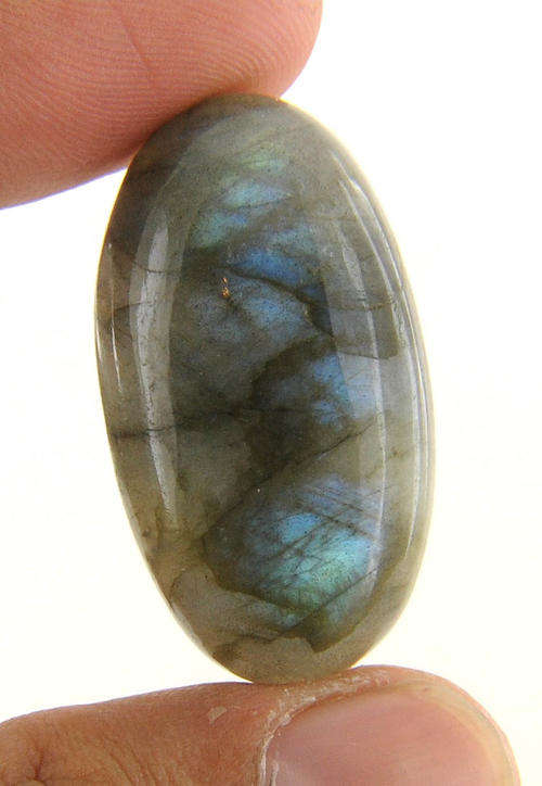 59 Carat Oval Cabochon Shape Labradorite Gemstone