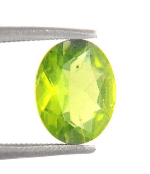 1.62 Ct Certified Oval Shape Natural Madagascar Peridot Gemstone