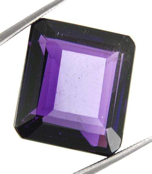 7.98 Ct Certified Emerald Cut  Hydro Amethyst Gemstone