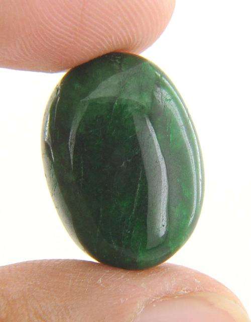 22.34ct IGLI Certified Emerald Gemstone Cabochon for Gift/Jewellery/Healing