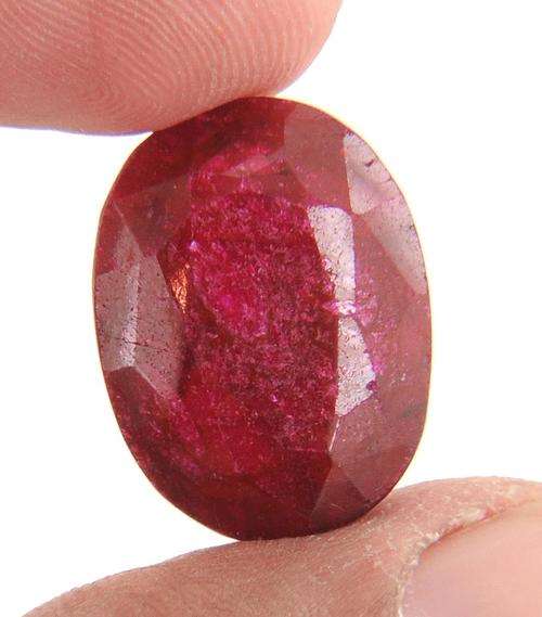 26.90 Ct Certified Oval Shape Natural Ruby Gemstone