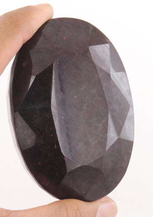 1500 Ct Certified Oval Mixed Natural Ruby Gemstone -78mm/53mm