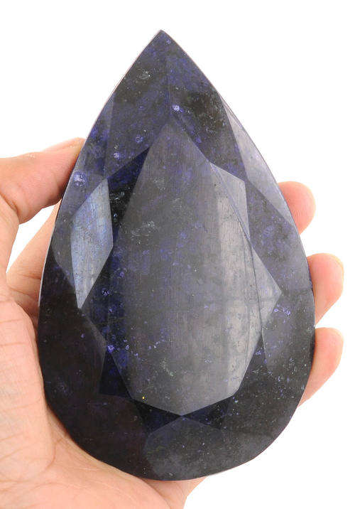2890 Ct Certified Pear Shape Larege Size Natural Blue Sapphire Gemstone