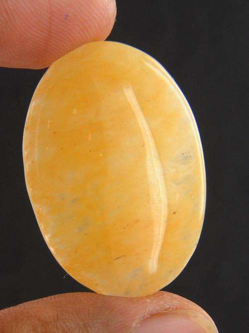 42.40 Ct Oval Cabochon Shape Yellow Aventurine Gemstone
