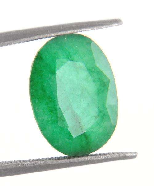 6.56 Ct Certified Oval Cut Unmounted Natural Emerald Gemstone