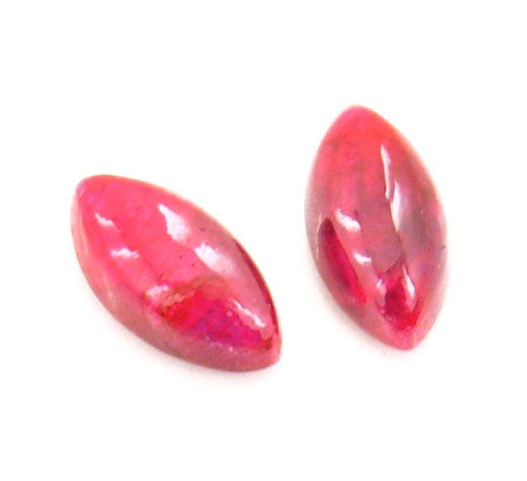 6.71 Ct Certified Marquise Fancy Cut Natural Ruby Gemstone Pair