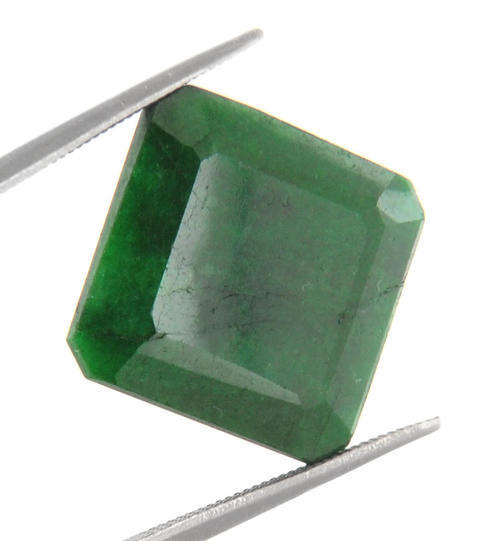 16.97 Ct Certified Octagonal Step Cut Natural Emerald Gemstone
