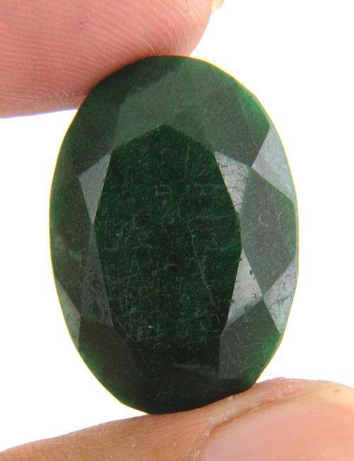 49.35 Ct Certified Oval Cut Natural Emerald Gemstone - Perfect for a Large Ring or Pendant