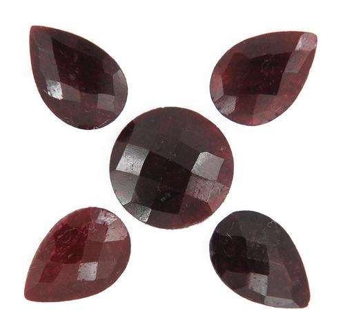 40 Ct Mixed Shape Ruby Gemstone Lot
