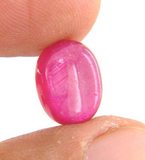 6.85 Ct Ruby Gemstone Pinkish Red Color - Madagascar Mines with IGLI Certificate