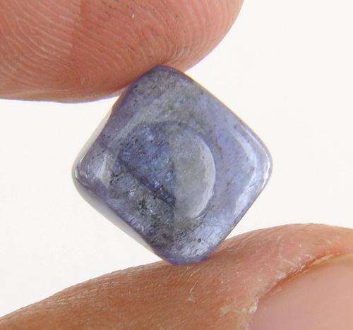 5.65 Ct Certified Rectangular Cabochon Shape Tanzanite Gemstone
