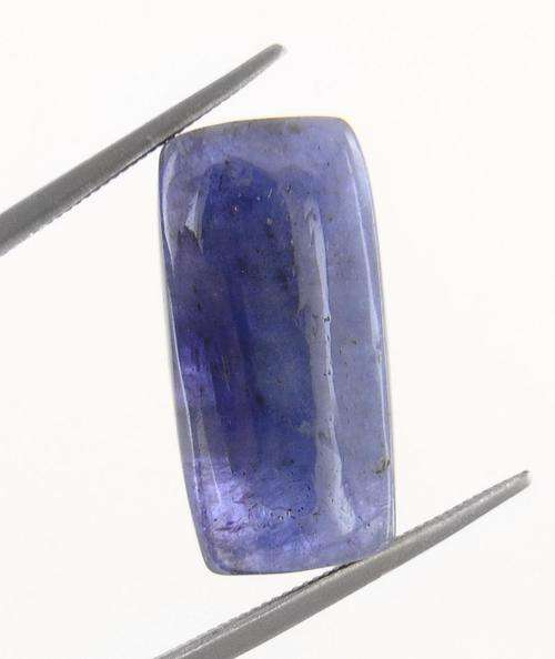 11.39 Ct Certified Rectangular Cabochon Shape Tanzanite Gemstone