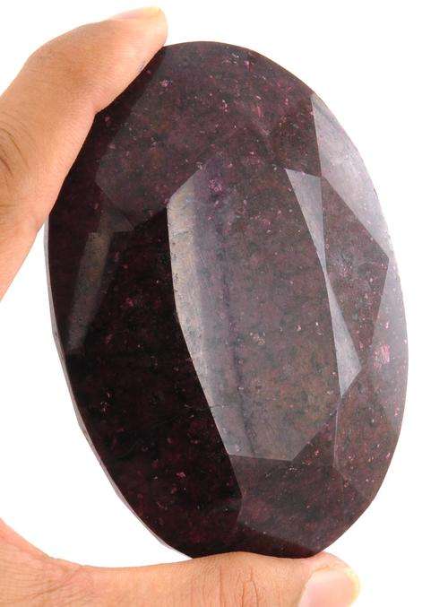 2430 Ct Certified Oval Shape Ruby Gemstone-94mm/63mm
